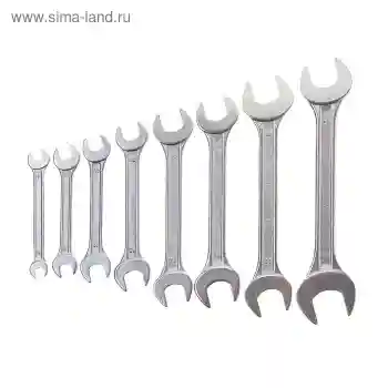 1. Kalite Çift Açık Ağızlı 8li Anahtar Seti