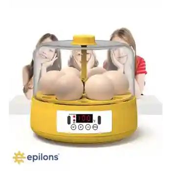 Mini Otomatik Ev Tipi Kuluçka: Elektrikli Tavuk ve Kuş Kuluçka Makinesi 6 Yumurtalı MX-6