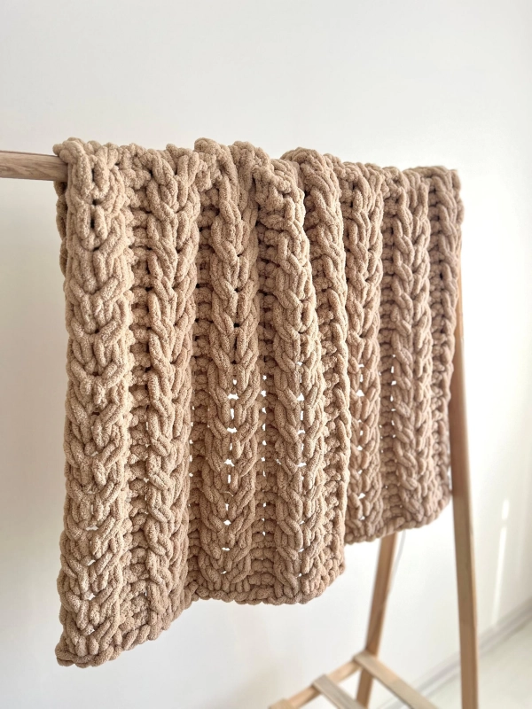 Burçak Puffy Bebek Battaniyesi | Bej