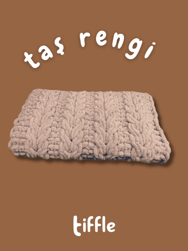 Burçak Puffy Bebek Battaniyesi | Taş