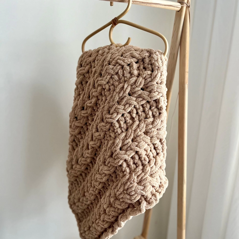 Burçak Puffy Bebek Battaniyesi | Bej