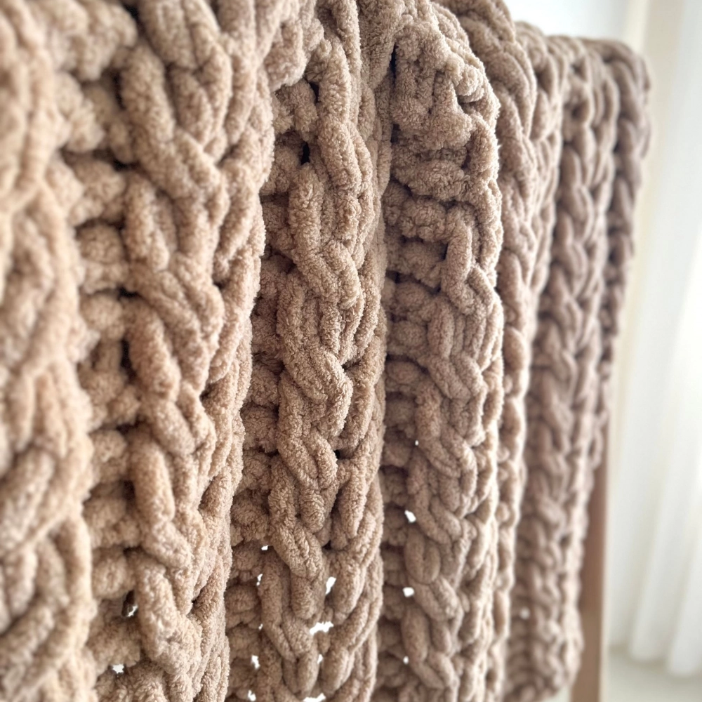 Burçak Puffy Bebek Battaniyesi | Bej