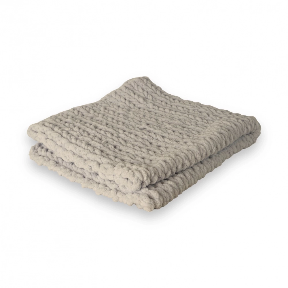 Burgu Puffy Bebek Battaniyesi | Açık Krem