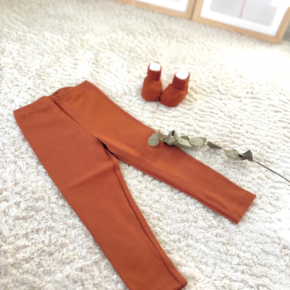 Kaşkorse Çocuk Tayt | Kiremit