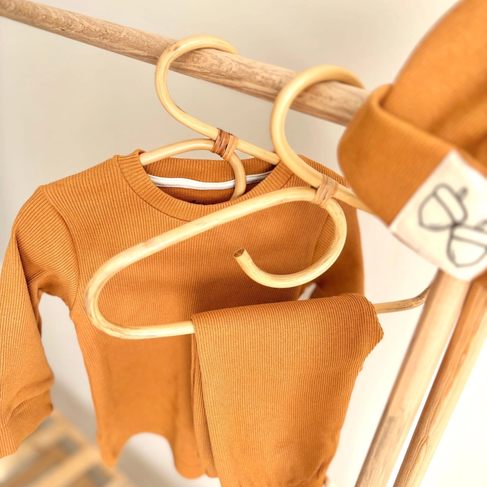 Mevsimlik Tiffle Üçlü Takım %100 Pamuk | Kahve