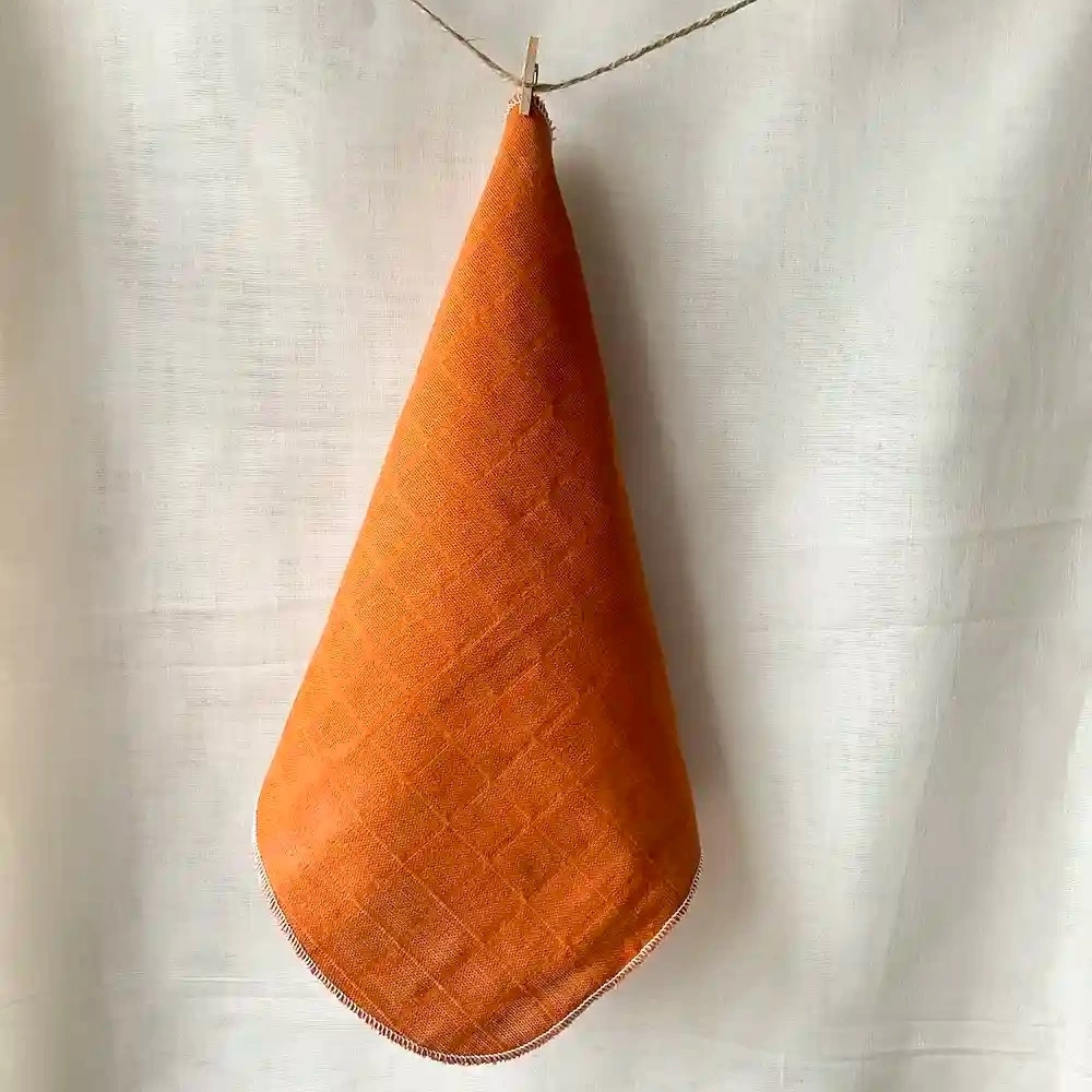 Müslin Bebek Mendili %100 Pamuk | Kiremit