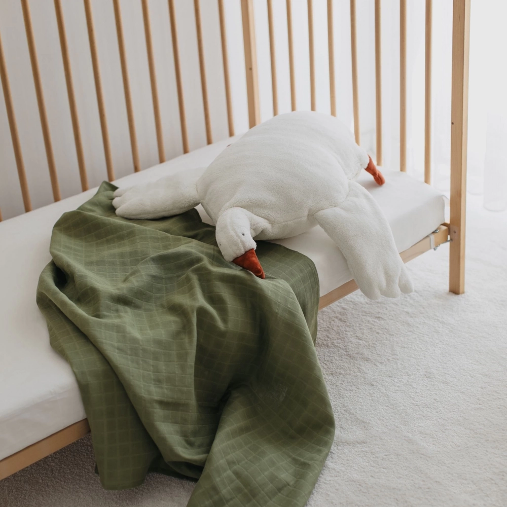 Müslin Bebek Örtüsü %100 Pamuk | Fıstık Yeşili