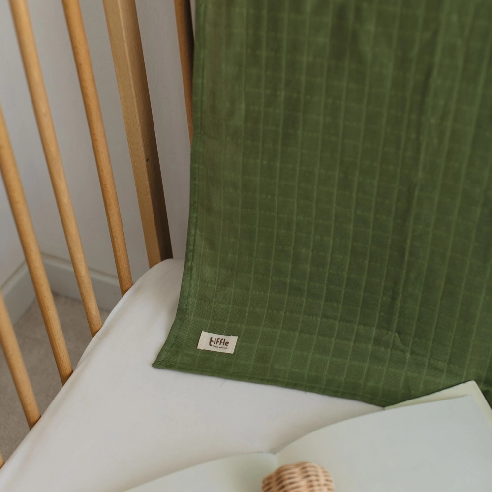 Müslin Bebek Örtüsü %100 Pamuk | Fıstık Yeşili