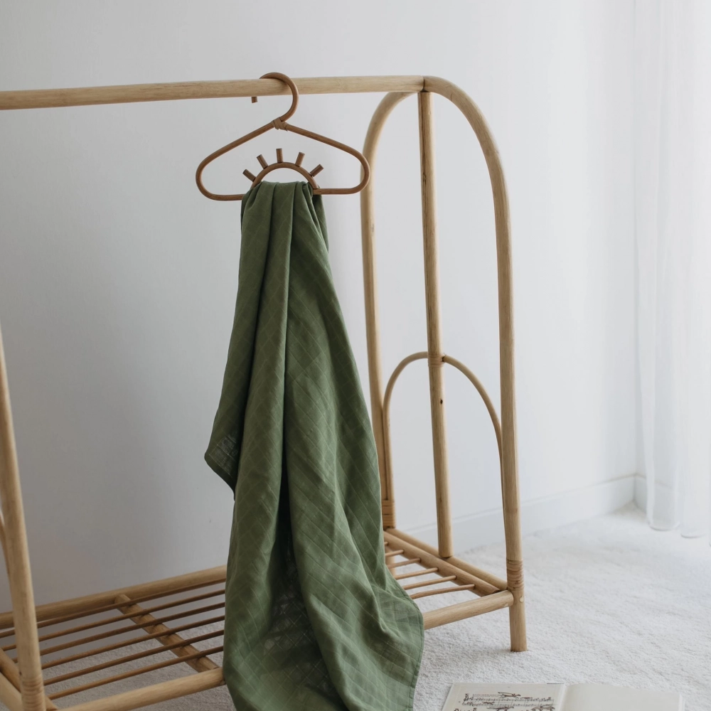 Müslin Bebek Örtüsü %100 Pamuk | Fıstık Yeşili