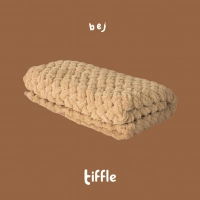 Hasır Puffy Bebek Battaniyesi | Bej