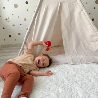 Kaşkorse Çocuk Tayt | Kiremit