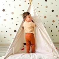 Kaşkorse Çocuk Tayt | Kiremit