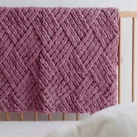 Küp Şeker Puffy Bebek Battaniyesi | Gül