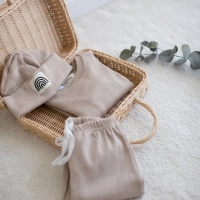 Mevsimlik Tiffle Üçlü Takım %100 Pamuk | Bej