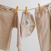 Mevsimlik Tiffle Üçlü Takım %100 Pamuk | Bej