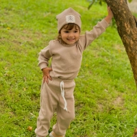 Mevsimlik Tiffle Üçlü Takım %100 Pamuk | Bej