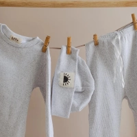 Mevsimlik Tiffle Üçlü Takım %100 Pamuk | Gri