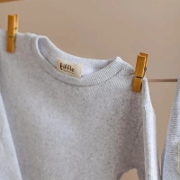 Mevsimlik Tiffle Üçlü Takım %100 Pamuk | Gri