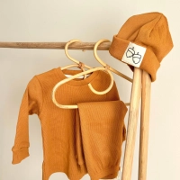 Mevsimlik Tiffle Üçlü Takım %100 Pamuk | Kahve