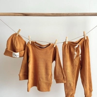 Mevsimlik Tiffle Üçlü Takım %100 Pamuk | Kahve