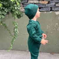 Mevsimlik Tiffle Üçlü Takım %100 Pamuk | Yeşil