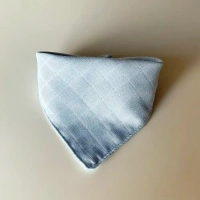 Müslin Bebek Fuları %100 Pamuk | Açık Mavi