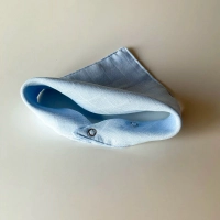 Müslin Bebek Fuları %100 Pamuk | Açık Mavi