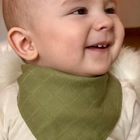 Müslin Bebek Fuları %100 Pamuk | Çağla Yeşili