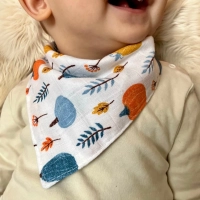 Müslin Bebek Fuları %100 Pamuk | Kabak Desenli