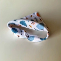 Müslin Bebek Fuları %100 Pamuk | Kabak Desenli