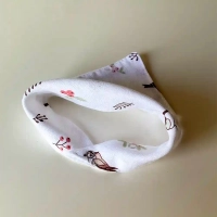 Müslin Bebek Fuları %100 Pamuk | Kuş Desenli