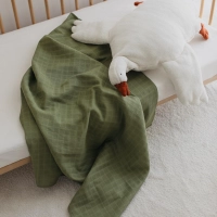 Müslin Bebek Örtüsü %100 Pamuk | Fıstık Yeşili