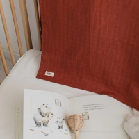 Müslin Bebek Örtüsü %100 Pamuk | Pastel Kırmızı