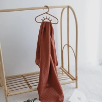 Müslin Bebek Örtüsü %100 Pamuk | Pastel Kırmızı