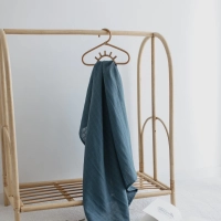 Müslin Bebek Örtüsü %100 Pamuk | Petrol Mavi