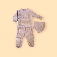 Müslin Üçlü Takım %100 Pamuk | Kahve