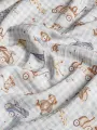 Araba&Ayıcık Desenli Bebek Müslin