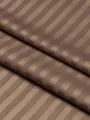 Kahve Çizgili Pamuk Saten