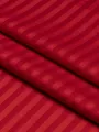 Kırmızı Çizgili Pamuk Saten