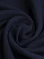 Koyu Lacivert Düz Renk Müslin Kumaş