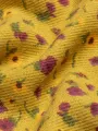Hardal Çıtır Desenli Pazen Kumaş