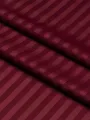 Bordo Çizgili Pamuk Saten
