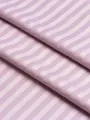 Pudra Pembe Çizgili Pamuk Saten