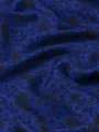 Lacivert Buta Desen Kaşmir Viskon
