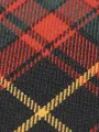 Sarı Çizgili Kırmızı Ekose Gabardin