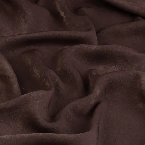 Kahverengi Süet Cupro Kumaş