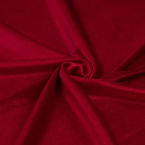 Kırmızı Likralı Kadife