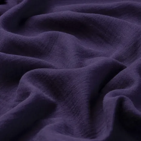 Patlıcan Moru Müslin Kumaş