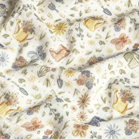 Çiçek Desenli Bebek Müslin-6