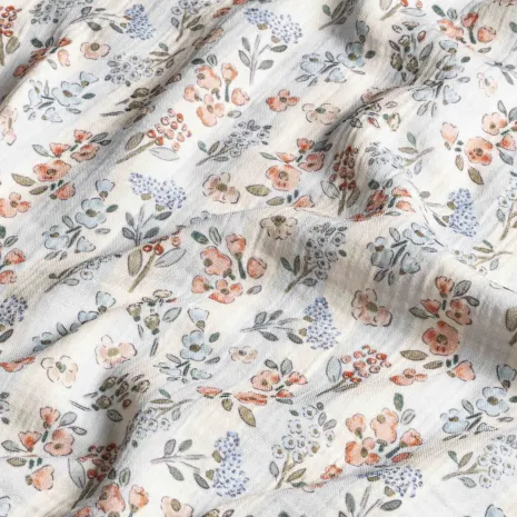 Çiçek Desenli Bebek Müslin-5